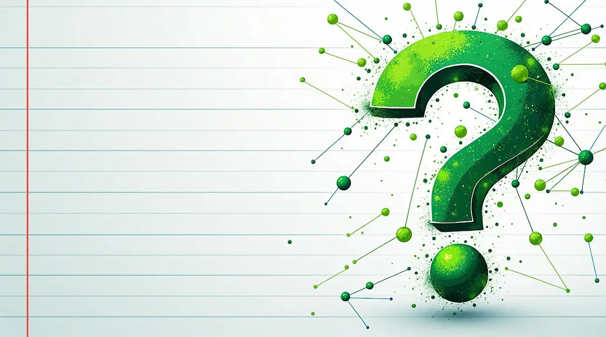 FAQ hero abstract illustration